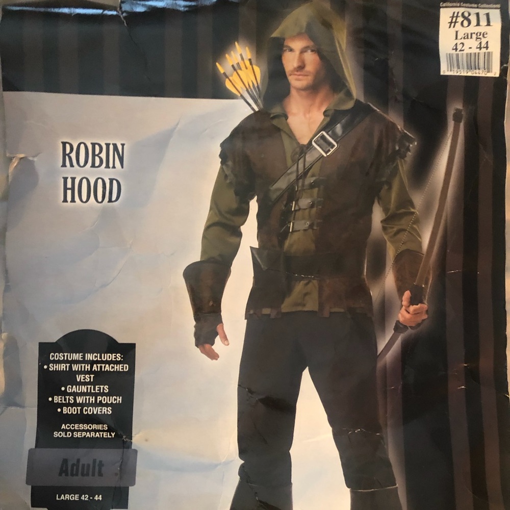 Robin Hood Costume- Men’s Large